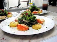 Green Bean Salad with lobster & potato